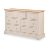 Fairford White Wood 7 Drawer from Roseland Furniture