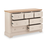 Fairford White Wood 7 Drawer from Roseland Furniture