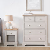 Fairford White Wood 1 Drawer from Roseland Furniture