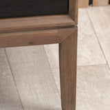 Gio Acacia Wood 4 Door Sideboard Angle2 from Roseland Furniture