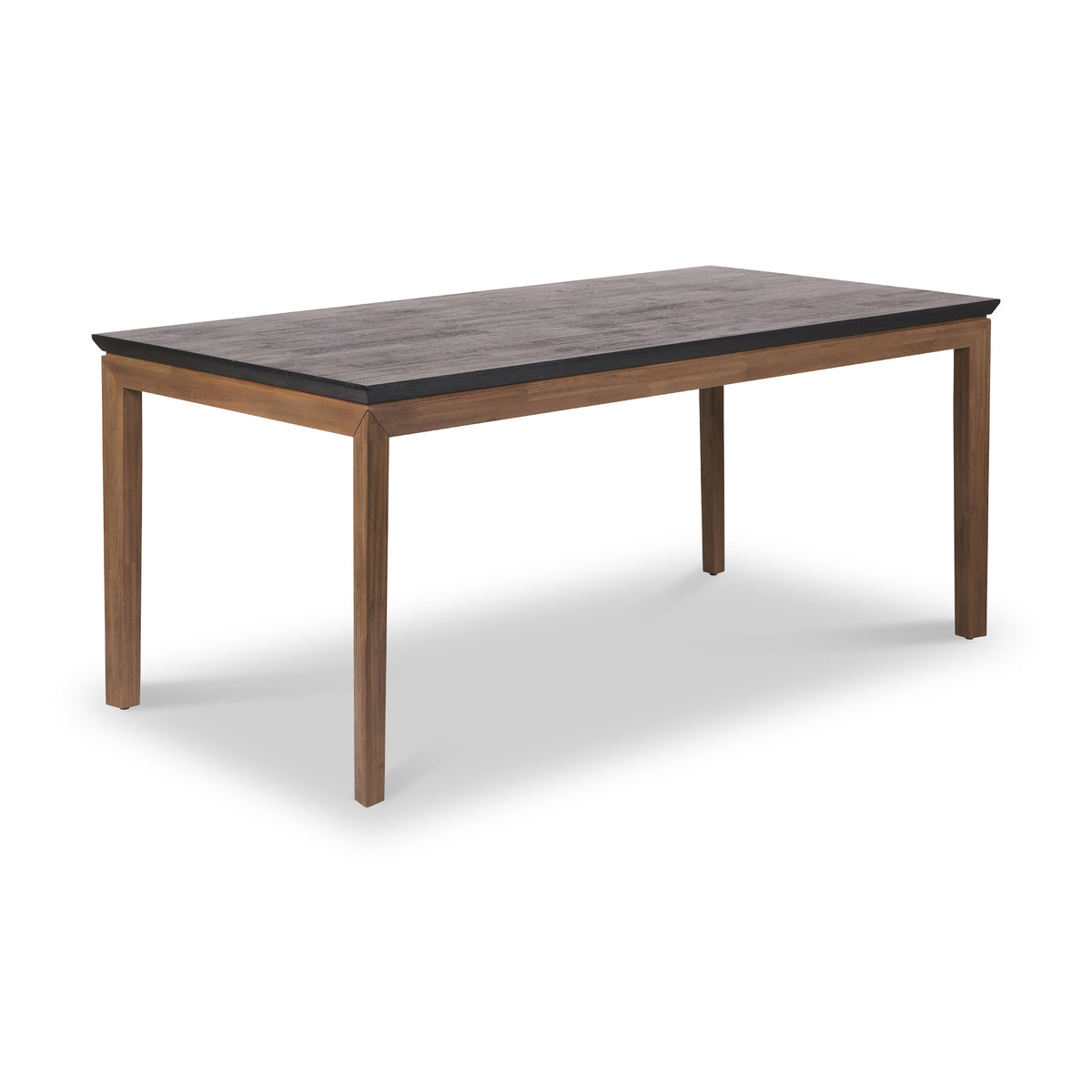 Gio Acacia Wood Dining Table Front1 from Roseland Furniture