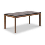 Gio Acacia Wood Dining Table Front1 from Roseland Furniture