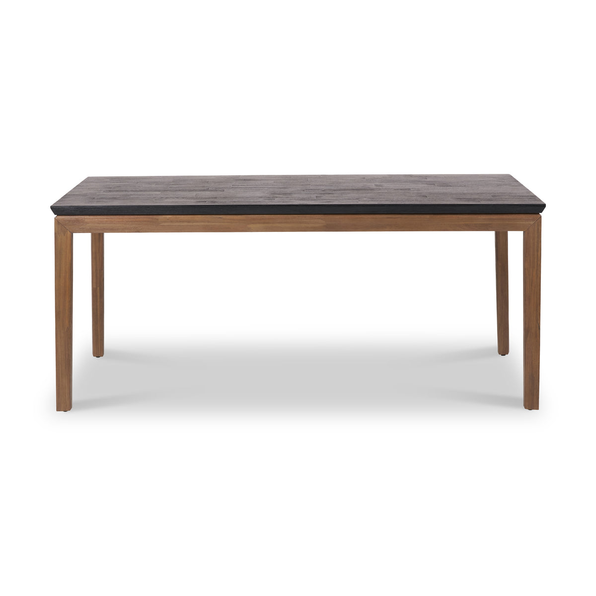 Gio Acacia Wood Dining Table Front1 from Roseland Furniture