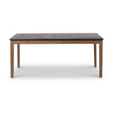 Gio Acacia Wood Dining Table Front1 from Roseland Furniture