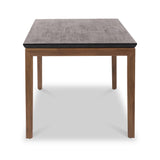 Gio Acacia Wood Dining Table Front1 from Roseland Furniture