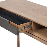 Gio Acacia Wood 1 Drawer Console Table from Roseland Furniture