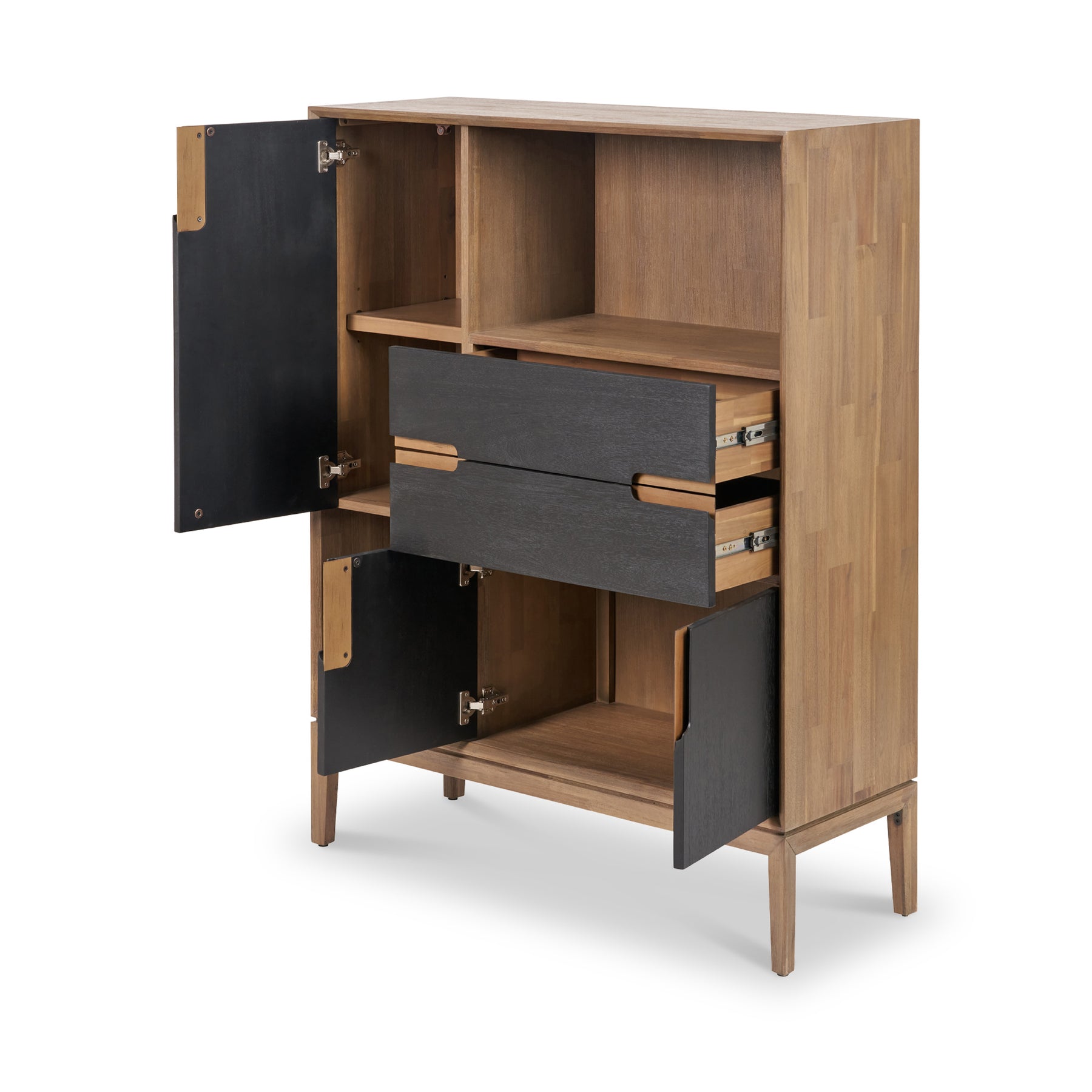 Gio Acacia Wood Display Unit from Roseland Furniture