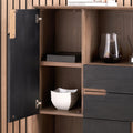 Gio Acacia Wood Display Unit from Roseland Furniture