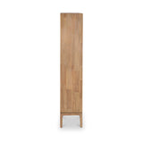 Gio Acacia Wood 2 Drawer 7 Niche Shelf Unit from Roseland Furniture