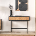 Hailee 2 Drawer Console Table from Roseland Furniture