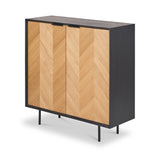 Hailee 2 Door Bar Cabinet from Roseland Furniture