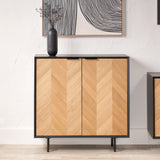 Hailee 2 Door Bar Cabinet from Roseland Furniture