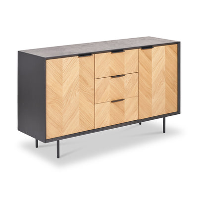 Hailee Oak and Pine Large Sideboard