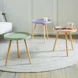 Halston Sage Wood Side Table from Roseland Furniture