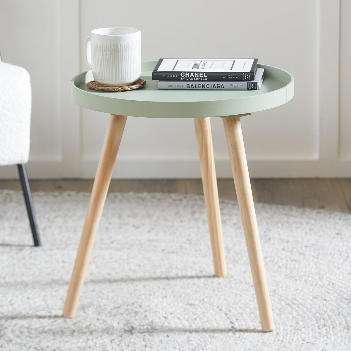 Halston Sage Wood Side Table from Roseland Furniture
