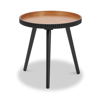 Hammond Pine Fluted Edge Side Table
