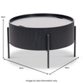 Henderson Black Storage Coffee Table from Roseland Furniture