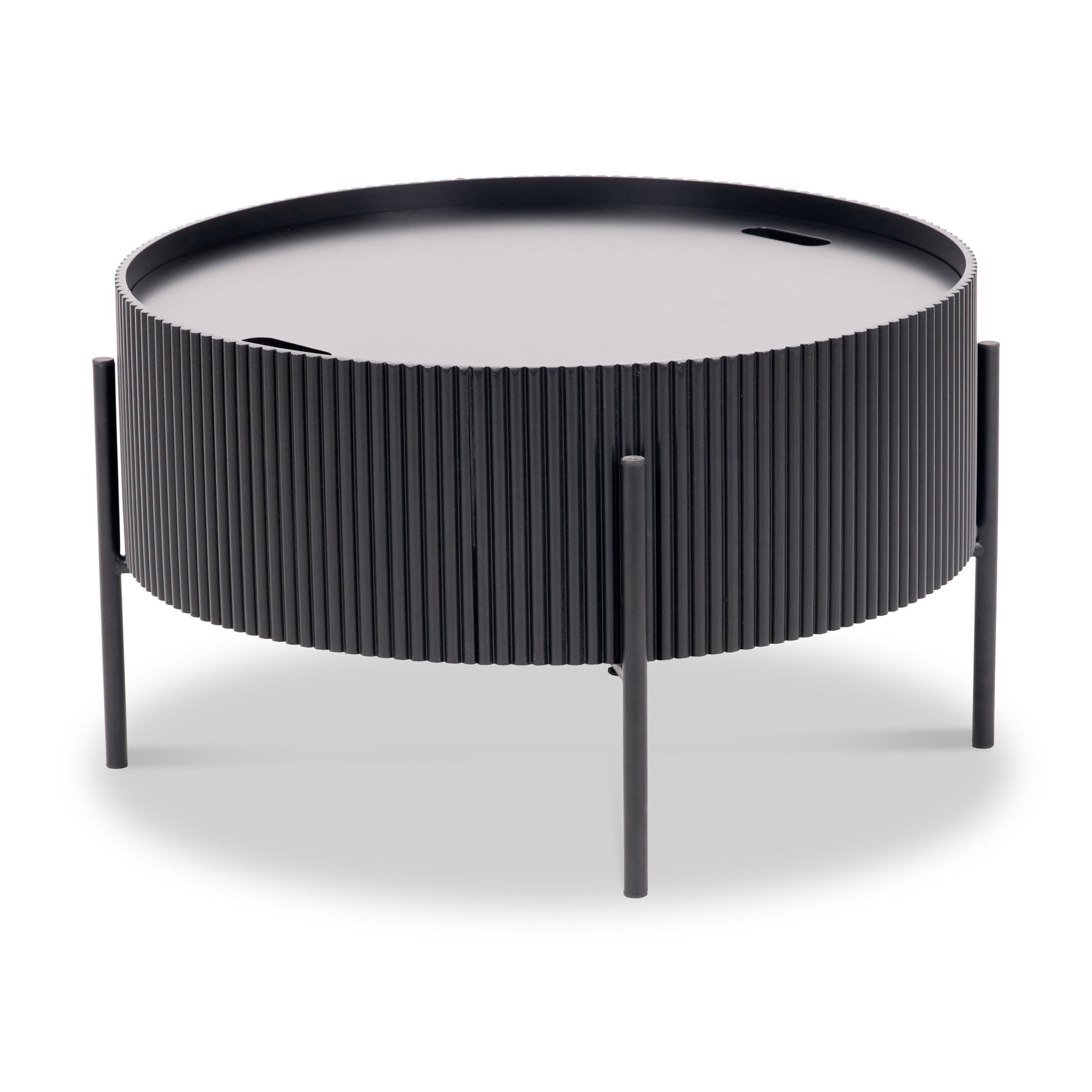 Henderson Black Storage Coffee Table from Roseland Furniture