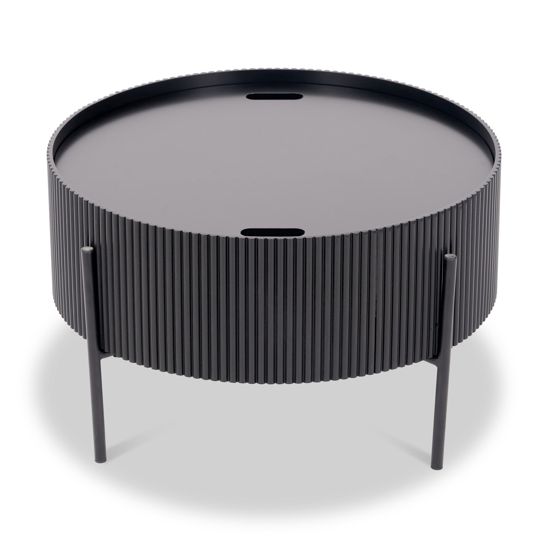 Henderson Black Storage Coffee Table from Roseland Furniture