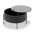 Henderson Black Storage Coffee Table from Roseland Furniture