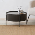 Henderson Black Storage Coffee Table from Roseland Furniture
