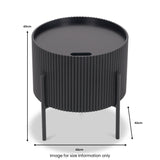 Henderson Black Side Table from Roseland Furniture