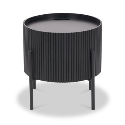 Henderson Fluted Edge Storage Side Table