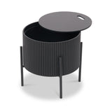 Henderson Black Side Table from Roseland Furniture