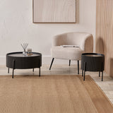 Henderson Black Side Table from Roseland Furniture