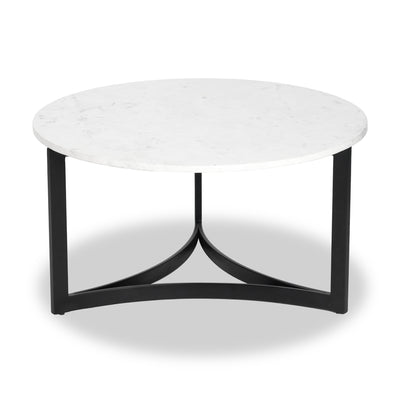 Hendrick Marble Top Round Coffee Table