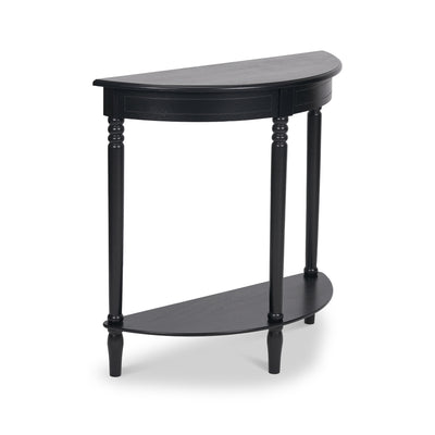 Heritage Pine Half Moon Console Table