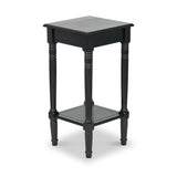 Heritage Black Pine Wood Accent Table from Roseland Furniture