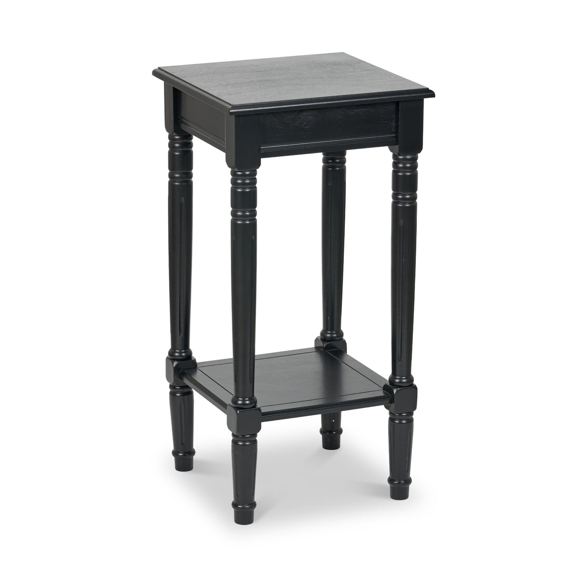 Heritage Black Pine Wood Accent Table from Roseland Furniture