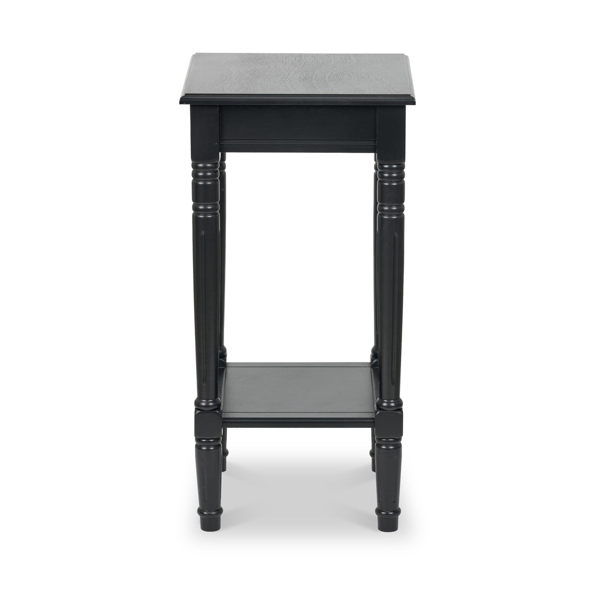 Heritage Black Pine Wood Accent Table from Roseland Furniture