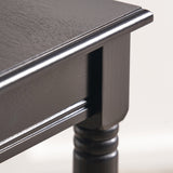 Heritage Black Pine Wood Accent Table from Roseland Furniture