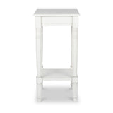 Heritage White Pine Wood Accent Table from Roseland Furniture