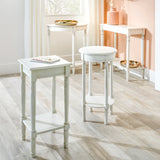 Heritage White Pine Wood Accent Table from Roseland Furniture