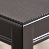 Heritage Black Pine Wood Console Table from Roseland Furniture