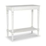 Heritage Elizabeth White Pine Wood Console Table from Roseland Furniture