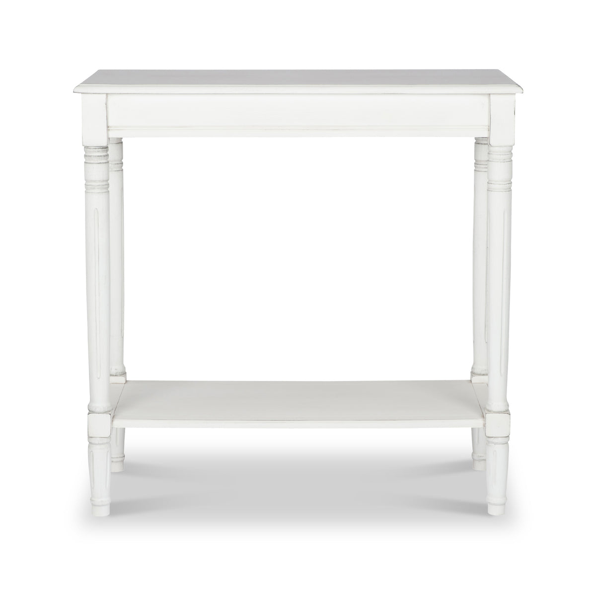 Heritage Elizabeth White Pine Wood Console Table from Roseland Furniture