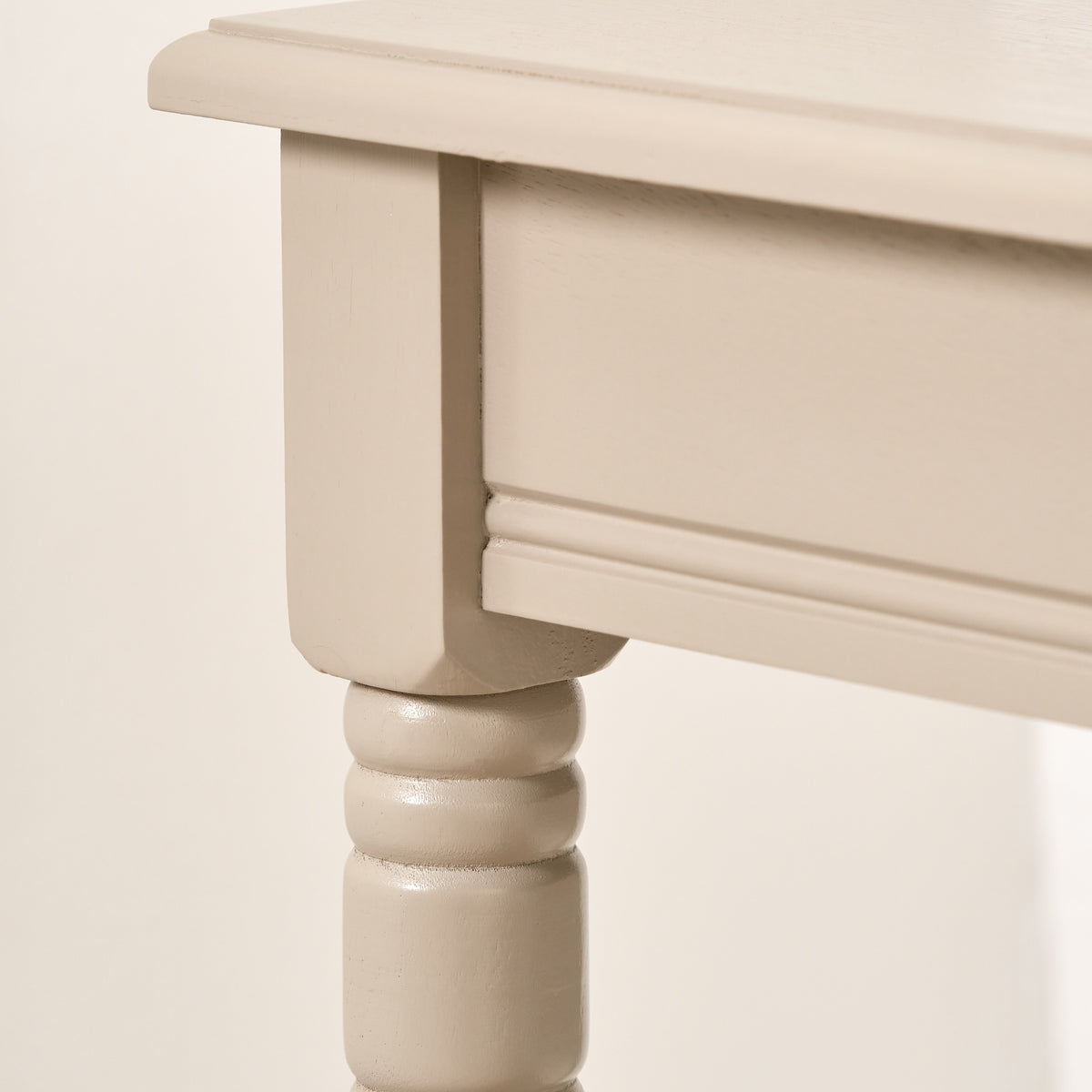 Heritage Putty Pine Wood Console Table from Roseland Furniture