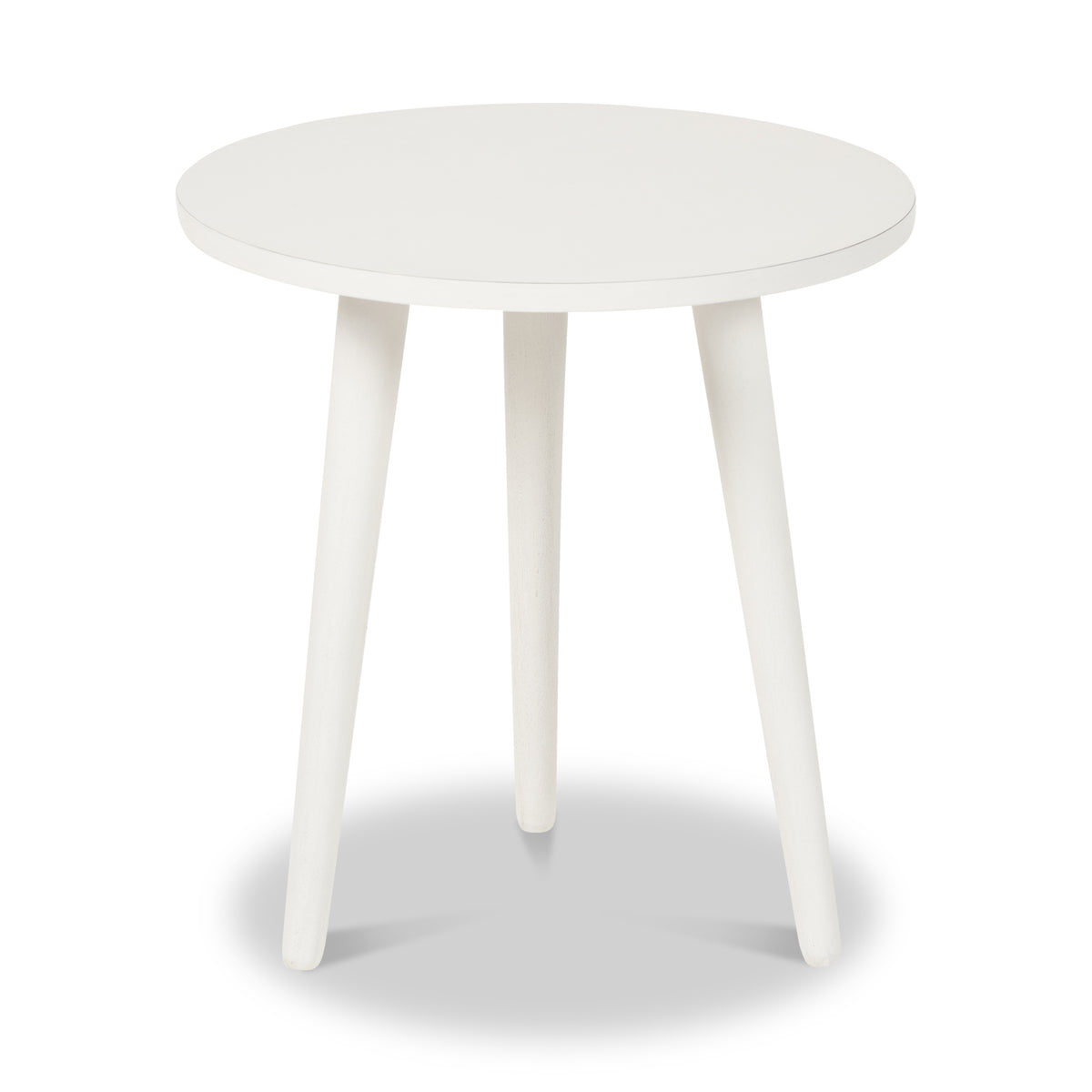 Croft Linen Pine Wood Side Table from Roseland Furniture