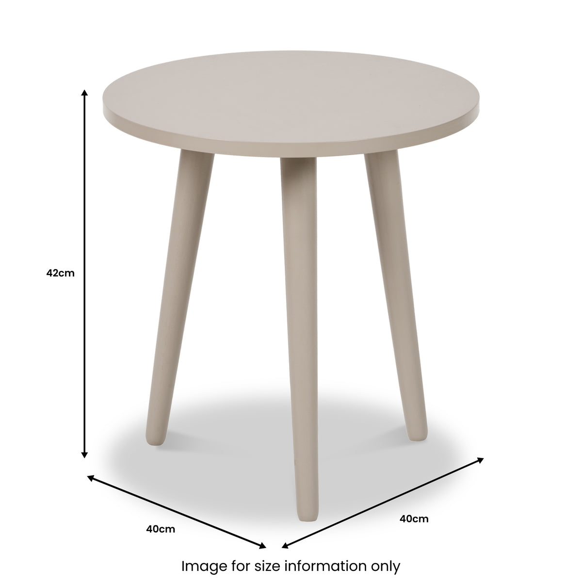 Devonshire Putty Pine Wood Side Table from Roseland Furniture