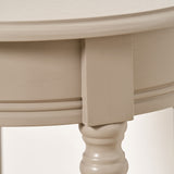 Heritage Putty Pine Wood Round Accent Table from Roseland Furniture