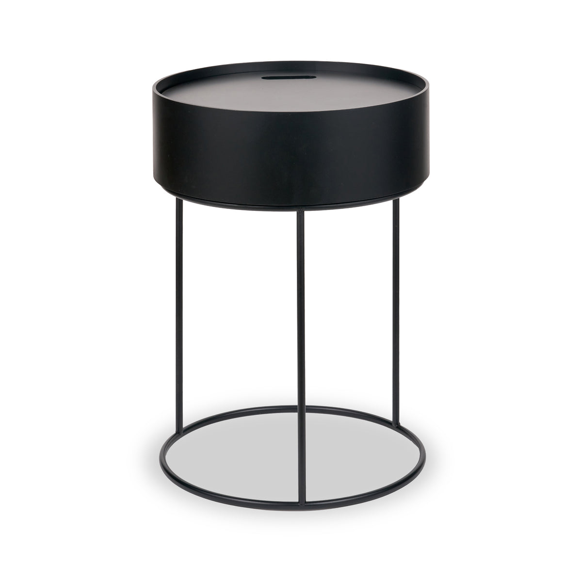 Hugo Black Storage Table from Roseland Furniture