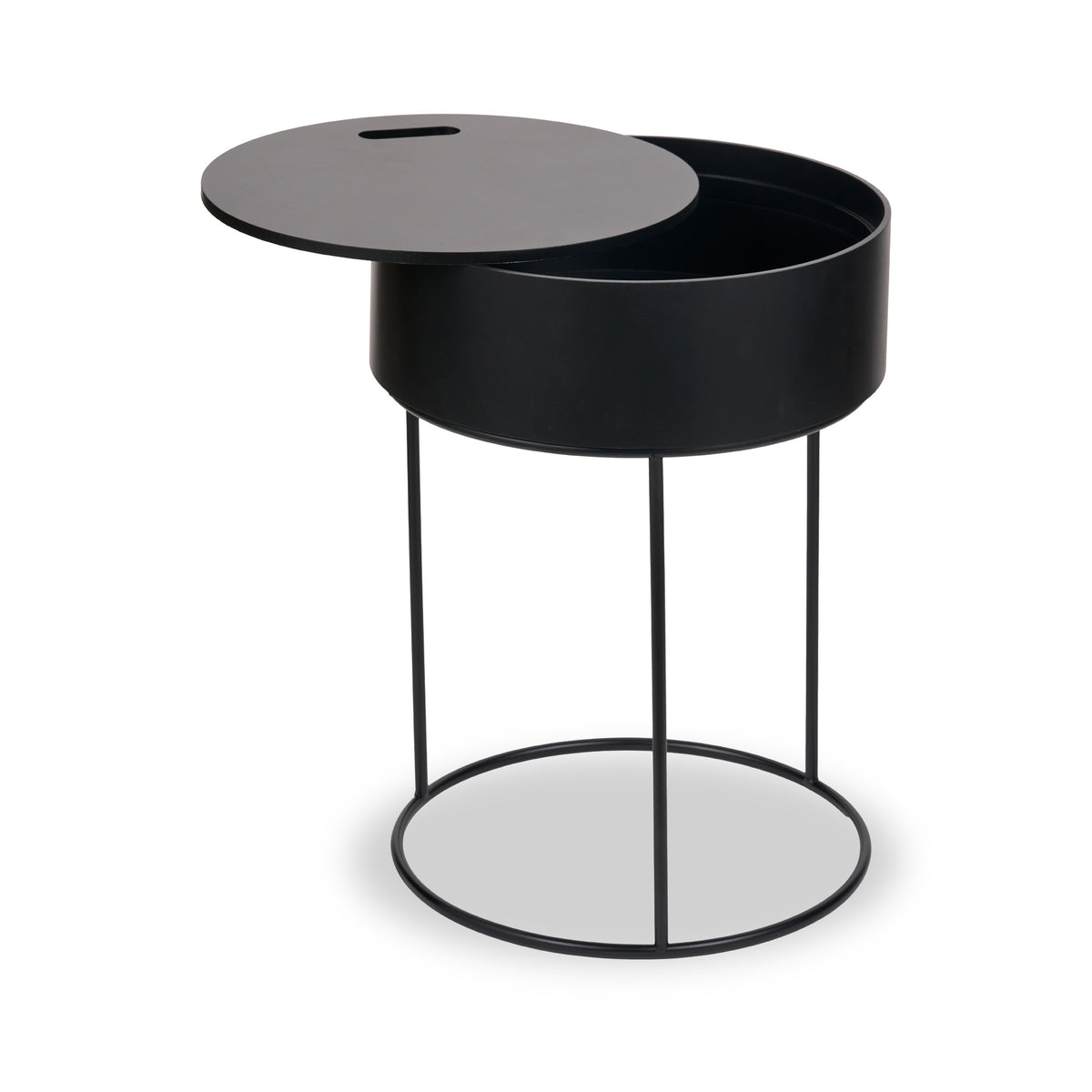 Hugo Black Storage Table from Roseland Furniture