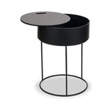 Hugo Black Storage Table from Roseland Furniture