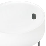 Hugo White Storage Table from Roseland Furniture