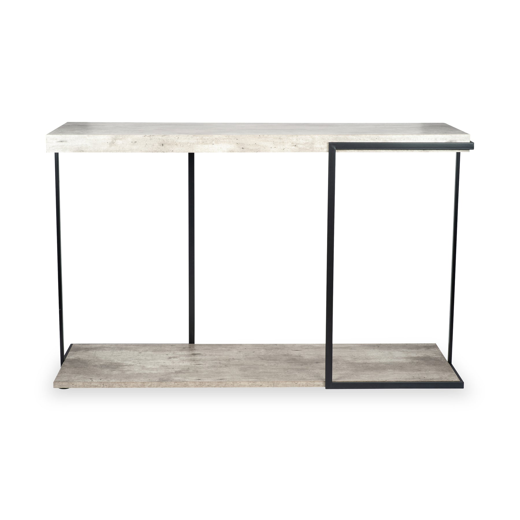 Jersey Concrete Effect Console Table from Roseland Furniture
