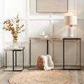 Jersey Concrete Effect Console Table from Roseland Furniture
